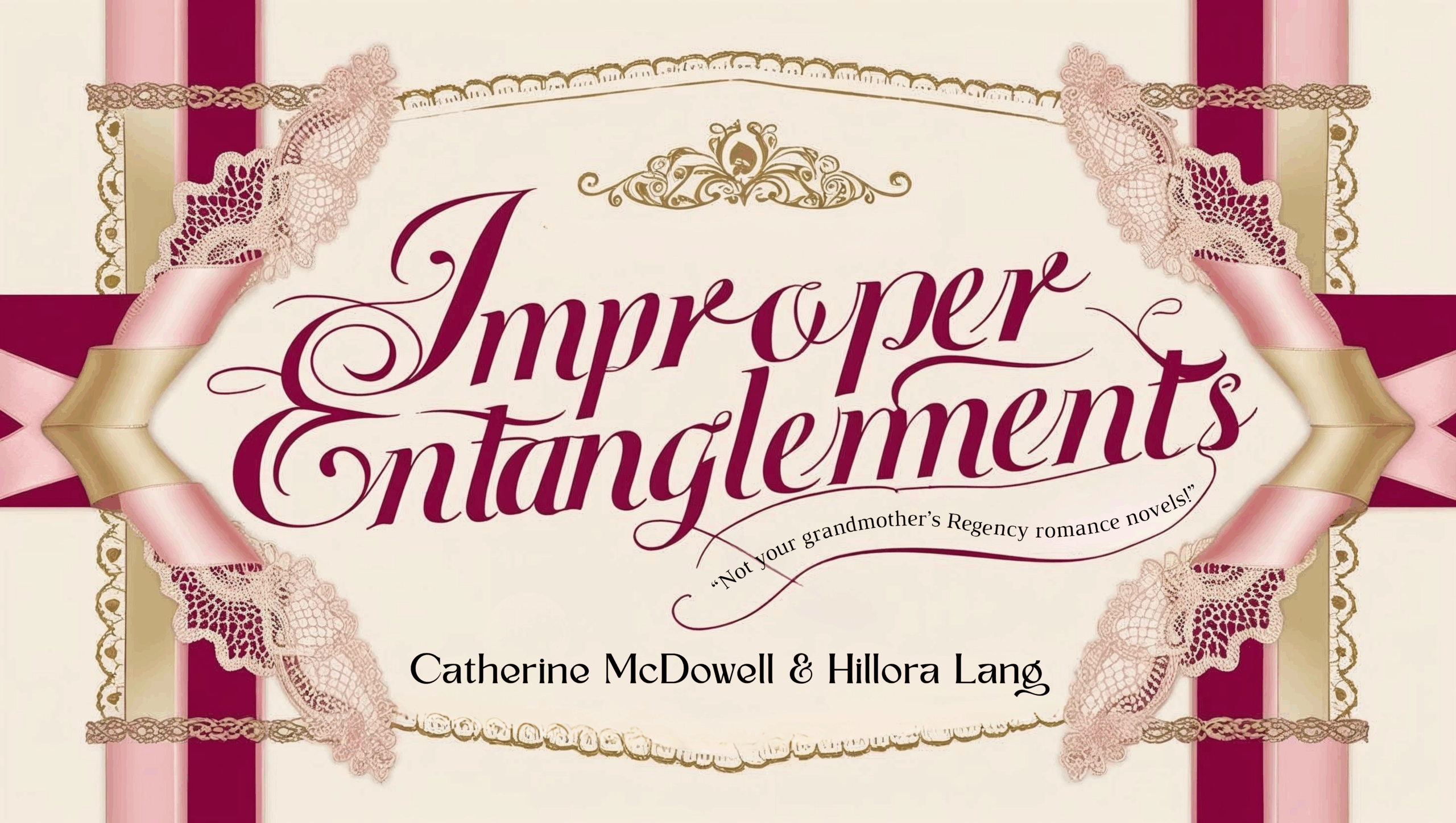 Improper Entanglements Regency romance series logo