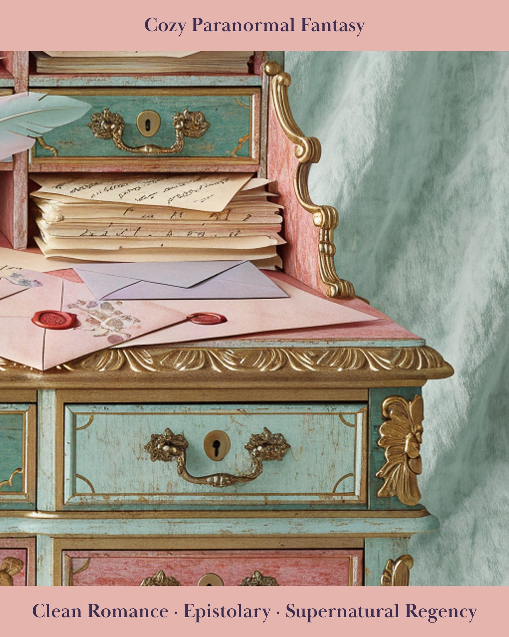 12 Magical writing desk triptych 3